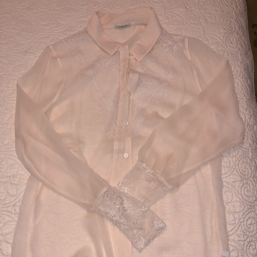 Intimissi silk and lace blouse